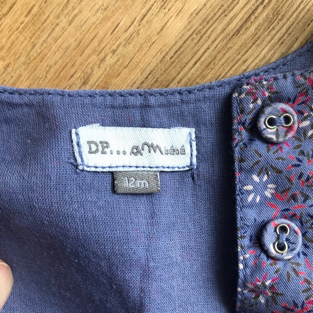 French (DPAM) Blue floral dress - Picture 5 of 5